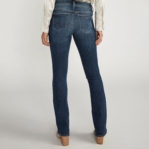 Silver Elyse Slim Boot Mid Rise Jeans Size 32